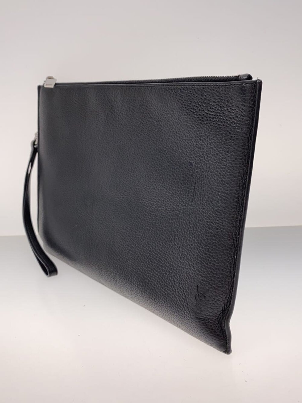 Saint Laurent Bag Leather Clutch Black